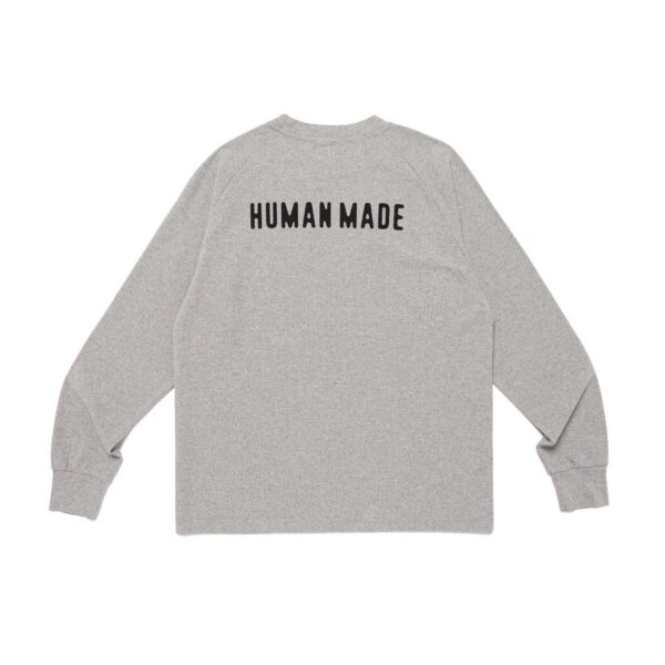 HUMAN MADE RAGLAN SLEEVE LONGSLEEVE-GRAY