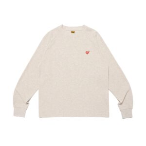 HUMAN MADE RAGLAN SLEEVE LONGSLEEVE-WHITE