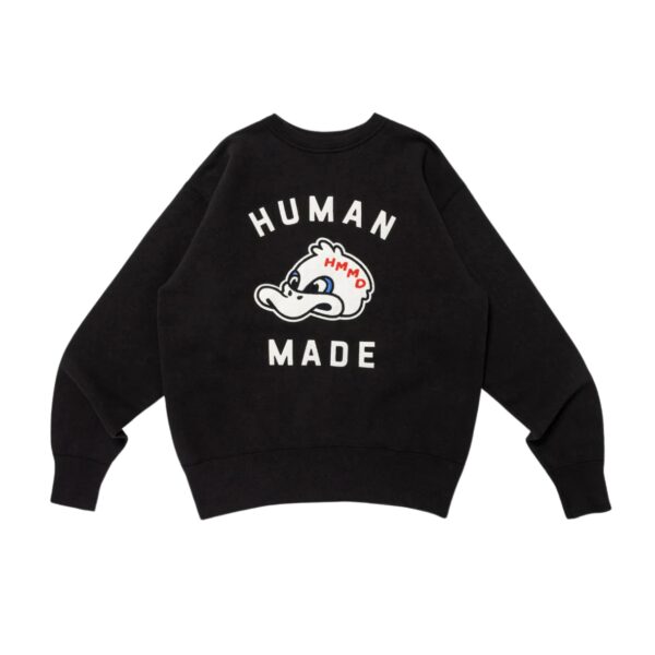 HUMAN MADE TSURIAMI DUCK CREWNECK-BLACK