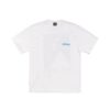 STUSSY BUILT TOUGH TEE-WHITE