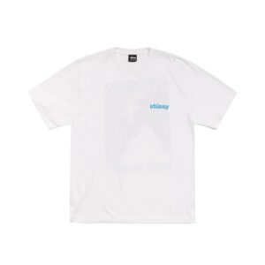 STUSSY BUILT TOUGH TEE-WHITE