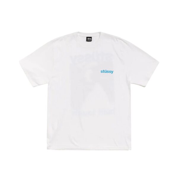 STUSSY BUILT TOUGH TEE-WHITE