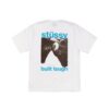 STUSSY BUILT TOUGH TEE-WHITE