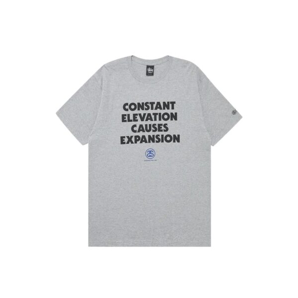 STUSSY CONSTANT ELEVATION TEE-GREY