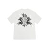STUSSY DOUBLE DRAGON PIGMENT DYED TEE-NATURAL
