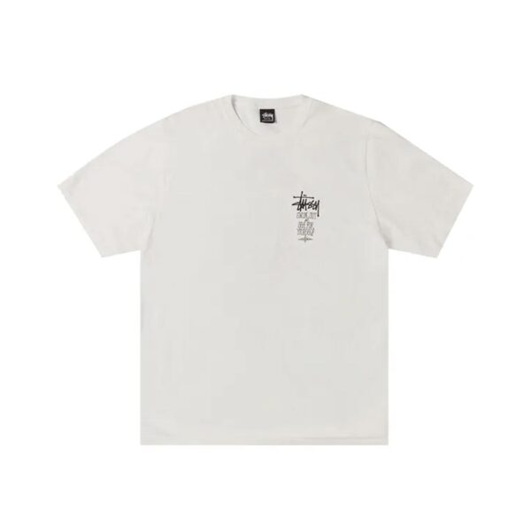 STUSSY SWIM OUT PIGMENT DYED TEE-NATURAL