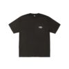 STUSSY TILE OVAL PIGMENT DYED TEE FADED-BLACK