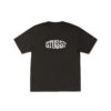 STUSSY TILE OVAL PIGMENT DYED TEE FADED-BLACK