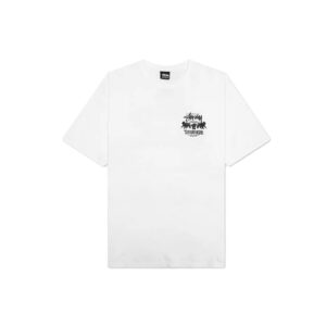 STUSSY TOUGH GEAR TEE-WHITE