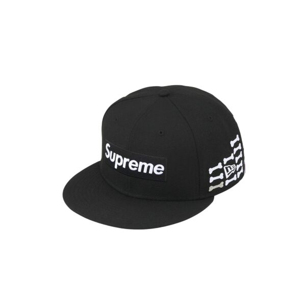 SUPREME NEW ERA FW25 BONES BOX LOGO CAP-BLACK