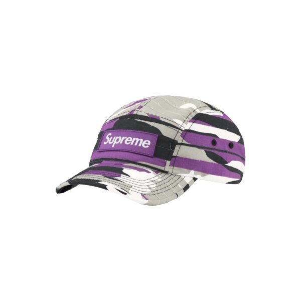 SUPREME SS23 LAYERED CAMO CAMP HAT-PURPLE