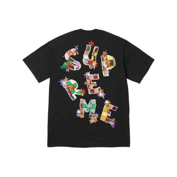 SUPREME SS24 PATCH WORK TEE-BLACK