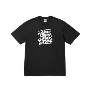 SUPREME SS25 MARITHE + GIRBAUD TEE-BLACK